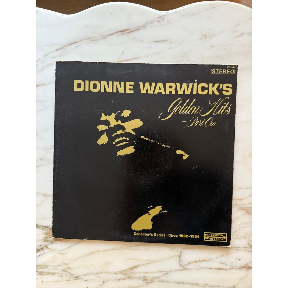 Dionne Warwick Golden Hits Part One Vinyl LP Scepter SPS 565 Stereo 1960s Soul